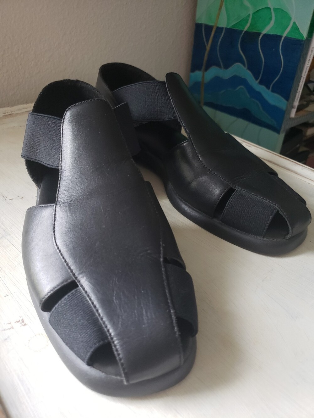 Mootsies Tootsies Leather Comfort Sandals Size 10M